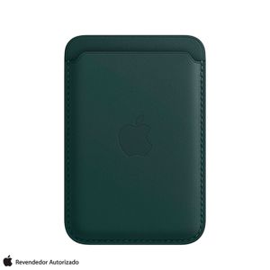 Carteira para iPhone com MagSafe em Couro Verde-Floresta - Apple - MPPT3ZE/A