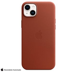 Capa para iPhone 14 Plus com MagSafe de Couro Vermelho Terra - Apple - MPPD3ZE/A