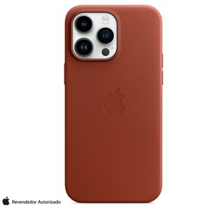 Capa para iPhone 14 Pro Max com MagSafe de Couro Vermelho Terra - Apple - MPPQ3ZE/A