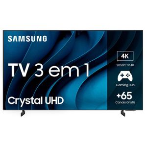 Smart TV Samsung Crystal UHD 4K 50" Polegadas 50CU8000 com Painel Dynamic Crystal Color, Design AirSlim e Alexa bu