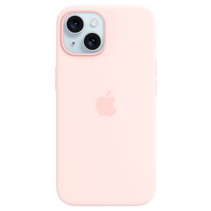 Capa iPhone 15 de Silicone com MagSafe Rosa-claro - Apple - MT0U3ZMA