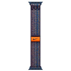 Pulseira Loop Esportiva Nike para Apple Watch 45 mm em Nylon Game Royal e Laranja - MTL53AM/A