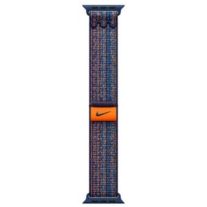 Pulseira Loop Esportiva Nike para Apple Watch 45 mm em Nylon Game Royal e Laranja - MTL53AM/A