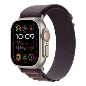 Apple Watch Ultra 2 (GPS + Cellular) 49 mm Caixa de Titânio com Pulseira Loop Alpina Índigo G