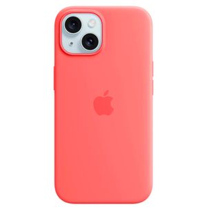 Capa iPhone 15 de Silicone com MagSafe Goiaba - Apple - MT0V3ZMA