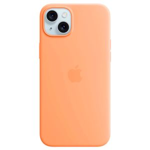 Capa iPhone 15 Plus de Silicone com MagSafe Laranja-verão - Apple - MT163ZMA