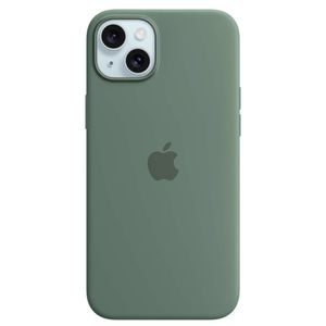 Capa iPhone 15 Plus de Silicone com MagSafe Verde-cipreste - Apple - MT173ZMA