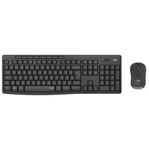 Combo Mouse e Teclado Silente MK295 sem Fio Grafite - Logitech - 920009793