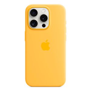 Capa para iPhone 15 Pro com MagSafe em Silicone Solar - Apple - MWNK3ZM/A