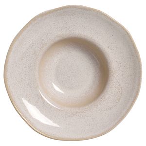 Conjunto de Pratos de Massa Orgânico Latte em Stoneware Ø28x6,5cm 450ml com 04 Peças - Porto Brasil