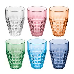 Jogo de 06 Copos Altos em Acrilico 510ml Tiffany - Guzzini