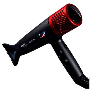 Secador Turbe Digital com 03 Velocidades e 2400W Preto e Vermelho - Taiff