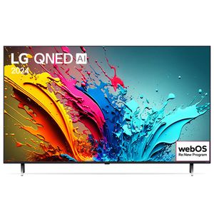 Smart TV LG QNED 50" Polegadas 50QNED85T, Processador α8 AI, Design Super Slim FreeSync e Wi-Fi