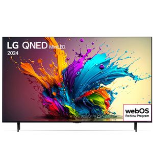 Smart TV LG QNED MiniLED 65" Polegadas 65QNED90T, Processador α8 AI, Quantum Dot, webOS 24 e Wi-Fi