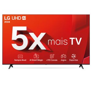 Smart TV 4K 50" LG UHD com Entrada HDMI e USB - 50UT8050PSA