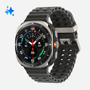 Galaxy Watch Ultra LTE 47mm Titânio Prata com 1,47", 4G e 32GB