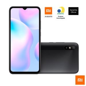 Redmi 9A Granite Gray Xiaomi, com Tela de 6,53", 4G, 32GB e Câmera de 13MP - CX298CIN