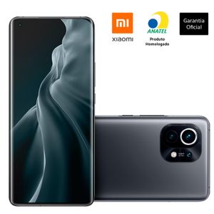 Mi 11 Midnight Gray Xiaomi, com Tela de 6,81", 5G, 256GB e Câmera Tripla de 108MP + 13MP + 5MP - CX318CIN