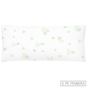 Almofada de Decoração Setas Branca e Verde - A Mi Manera