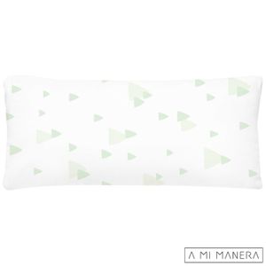 Almofada de Decoração Setas Branca e Verde - A Mi Manera