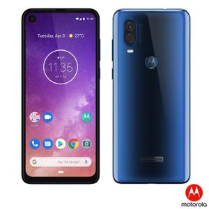 Smartphone Motorola One Vision Azul Safira, com Tela de 6,3?, 4G, 128 GB e Câmera Dupla de 48MP + 5MP - XT1970-1