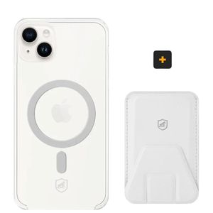 Kit Magsafe - Capa case capinha e Carteira com Kickstand para iPhone 14 Plus - Gshield