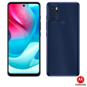 Moto G60s Azul, com Tela de 6,8", 4G, 128GB e Câmera Quádrupla de 64MP + 8MP + 5MP + 2MP - XT2133-1