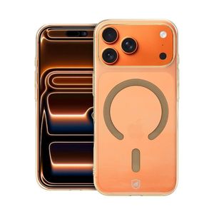 Capa case capinha para iPhone 17 Pro Max - Crystal Slim Magsafe - NÃO AMARELA - Desert - Gshield