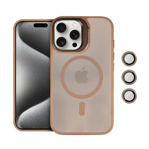Capa case capinha para iPhone 15 Pro Max - MagSafe Titanium Desert - Gshield