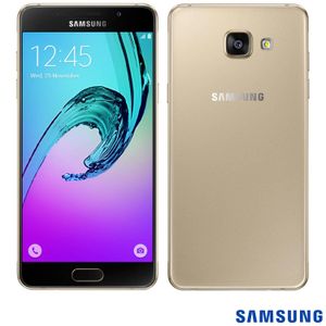 Samsung Galaxy A5 Duos Dourado, com Tela de 5.2?, 4G, 16 GB e Câmera de 13 MP - SM-A510M