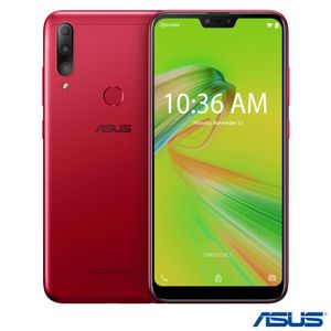 Zenfone Max Shot Vermelho Asus, com Tela de 6,2", 4 GB, 64 GB e Câmera Tripla de 12MP + 5MP + 8MP - ZB634KL-4C007BR