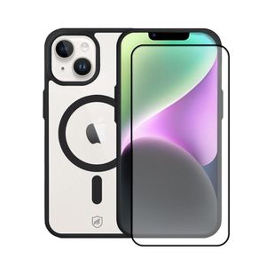 Capa Magsafe Preta e Pelicula para iPhone 12 - Gshield