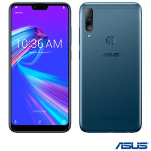 Zenfone Shot Plus Blue Asus, 6,26", 4G, 128GB (64+64GB com Cartão SD) Câmera Tripla 12MP+5MP+8MP - ZB634KL-4D019BR