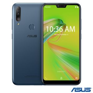 Zenfone Max Shot Azul Asus, com Tela de 6,2", 4 GB, 64 GB e Câmera Tripla de 12MP + 5MP + 8MP - ZB634KL-4D008BR