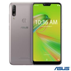 Zenfone Max Shot Prata Asus, com Tela de 6,2", 4G, 64 GB e Câmera Tripla de 12MP + 5MP + 8MP - ZB634KL-4J009BR