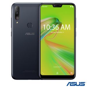 Zenfone Max Shot Preto Asus, com Tela de 6,2", 4G, 64 GB e Câmera Tripla de 12MP + 5MP + 8MP - ZB634KL-4A006BR