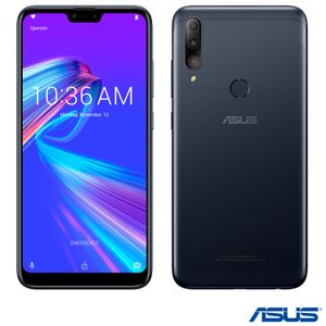 Zenfone Shot Plus Black Asus, Tela 6,26", 4G, 128GB (64+64GB com Cartão SD) Câmera Tripla 12MP+5MP+8MP - ZB634KL-4A