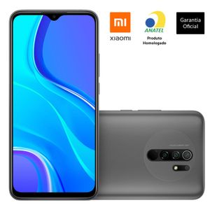 Redmi 9 Carbon Grey Xiaomi, com Tela 6,53", 4G, 64GB e Câmera Quádrupla de 13MP + 8MP + 5MP + 2MP - CX297CIN