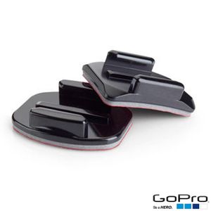 Suporte Curvo + Plano com Adesivo em Plástico Preto para Câmeras HERO - GoPro