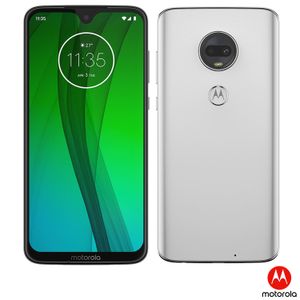 Moto G7 Polar Motorola com Tela de 6,24", 4G, 64GB e Câmera de 12 MP + 5 MP - XT1962-4