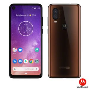 Smartphone Motorola One Vision Bronze, com Tela de 6,3?, 4G, 128 GB e Câmera Dupla de 48MP + 5MP - XT1970-1