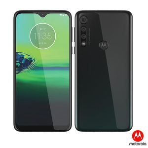 Moto G8 Play Preto Ônix com Tela de 6.2", 4G, 32 GB e Câmera de 13MP + 8MP + 2MP - XT2015-2