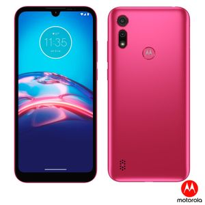 Smartphone Moto E6S Rosa, com Tela de 6,1", 4G, 32 GB e Câmera Dupla de 13 MP + 2 MP - XT2053-2