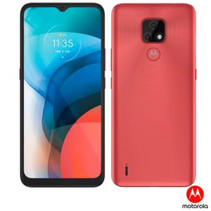 Smartphone Moto E7 Cobre, com Tela de 6,5", 4G, 64GB e Câmera Dupla de 48 MP + 2 MP - XT2095-1