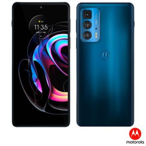 Moto Edge 20 Pro Azul, com Tela de 6,7", 5G, 256GB e Câmera Tripla de 108MP + 16MP + 8MP - XT2153-1