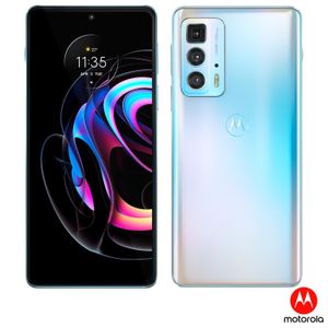 Moto Edge 20 Pro Branco, com Tela de 6,7", 5G, 256GB e Câmera Tripla de 108MP + 16MP + 8MP - XT2153-1