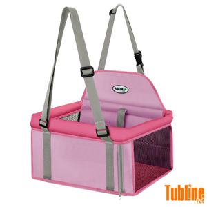 Assento Transpet Tubline até 10 kg para Cães e Gatos Lilás e Rosa - 3303-N14