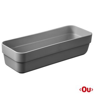 Organizador de Gavetas Logic Tam. M em Polipropileno Chumbo - OU