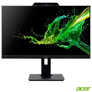 Monitor 21,5" Acer IPS , Webcam FHD e Mic, Ajuste de Altura, Rotação, Pivot, Zero Frame, 75Hz, Acer Comfyview - B22