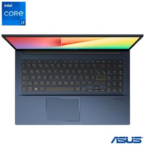 Notebook Asus VivoBook 15, Intel® Core? i7 1165G7, 8GB, 1TB + 256GB SSD, Tela de 15,6´´, Intel Iris Xe - X513EA-EJ1